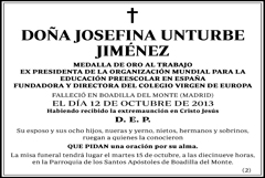 Josefina Unturbe Jiménez